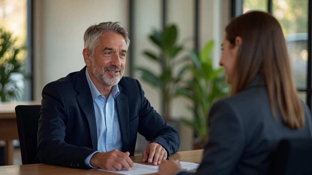 Professionele mentor in gesprek met mentee in modern kantoor met groene planten en natuurlijk licht